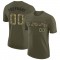 Custom Olive Camo-Black Salute To Service Performance T-Shirt