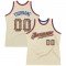 Custom Cream Camo-Royal Authentic Throwback Basketball Jersey