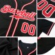 Custom Black Crimson-Khaki Authentic Baseball Jersey