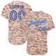 Custom Camo Royal-White Authentic Baseball Jersey