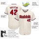 Custom Cream Red-Royal Authentic Baseball Jersey