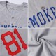 Custom Gray Royal-Red Authentic Baseball Jersey