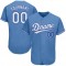 Custom Light Blue White-Royal Authentic Baseball Jersey