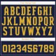 Custom Navy Gold Baseball Jersey