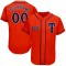 Custom Orange Navy-Gray Authentic Baseball Jersey