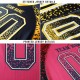 Custom Scarlet Black-Gold Mesh Drift Fashion Football Jersey