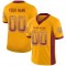 Custom Gold Burgundy-White Mesh Drift Fashion Football Jersey