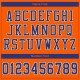 Custom Orange Royal-White Mesh Authentic Football Jersey