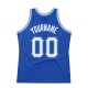 Custom Blue White-Light Blue Authentic Throwback Basketball Jersey