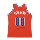 Custom Orange Royal-White Authentic Throwback Basketball Jersey