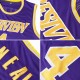 Custom Purple Gold-Kelly Green Authentic Throwback Basketball Jersey