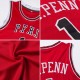 Custom Red Navy-White Authentic Throwback Basketball Jersey