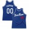 Custom Royal White-Red Authentic Throwback Basketball Jersey