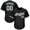 Custom Black White-Gray Authentic Throwback Rib-Knit Baseball Jersey Shirt