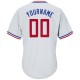 Custom White Red-Royal Authentic Throwback Rib-Knit Baseball Jersey Shirt