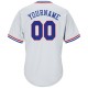 Custom White Royal-Red Authentic Throwback Rib-Knit Baseball Jersey Shirt