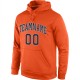 Custom Stitched Orange Navy-Gray Sports Pullover Sweatshirt Hoodie