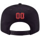 Custom Navy Red-White Stitched Adjustable Snapback Hat