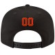 Custom Black Red-Gold Stitched Adjustable Snapback Hat