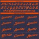 Custom Navy Orange Authentic Baseball Jersey