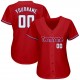 Custom Red White-Royal Authentic Baseball Jersey