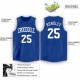 Custom Royal White Round Neck Basketball Jersey