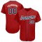 Custom Red Navy-White Baseball Jersey