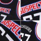 Custom Black White-Red Authentic Throwback Basketball Jersey